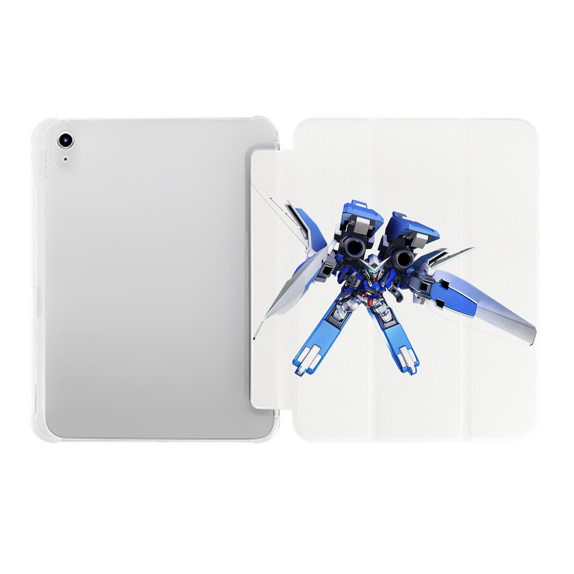 （画像用） 機動戦士ガンダム Mobile Suit Gundam IPad ケース ペン収納付き 三つ折りスタンド PUレザー×シリコン 対応機種9.5/10.5/10.9インチ